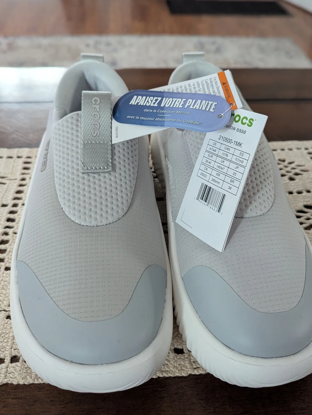 CROCS Unisex Mellow Ease Trainers Slip On Shoes Sneakers NEW Women's 9 Mens 7